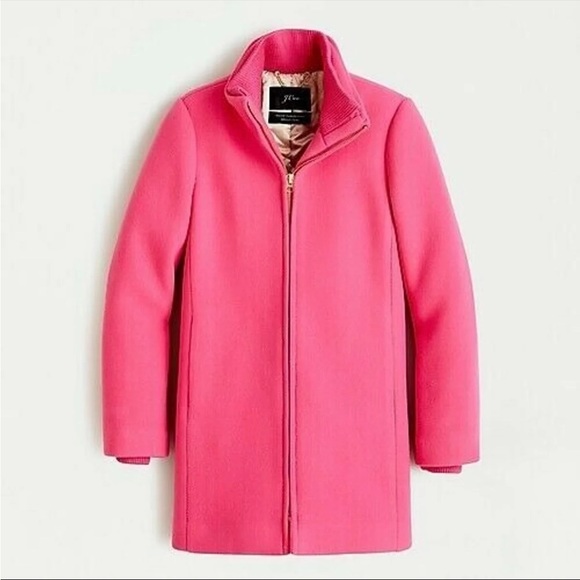 J. Crew Jackets & Blazers - NWT J.Crew Petite Lodge Coat in Pink ❤️